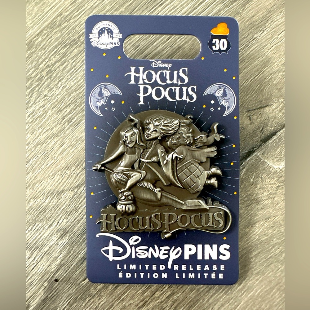 Disney Parks 2023 Hocus Pocus 30th Anniversary Sanderson Sisters Flying LR Pin